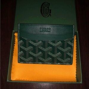 Goyard Emerald Green Card Holder